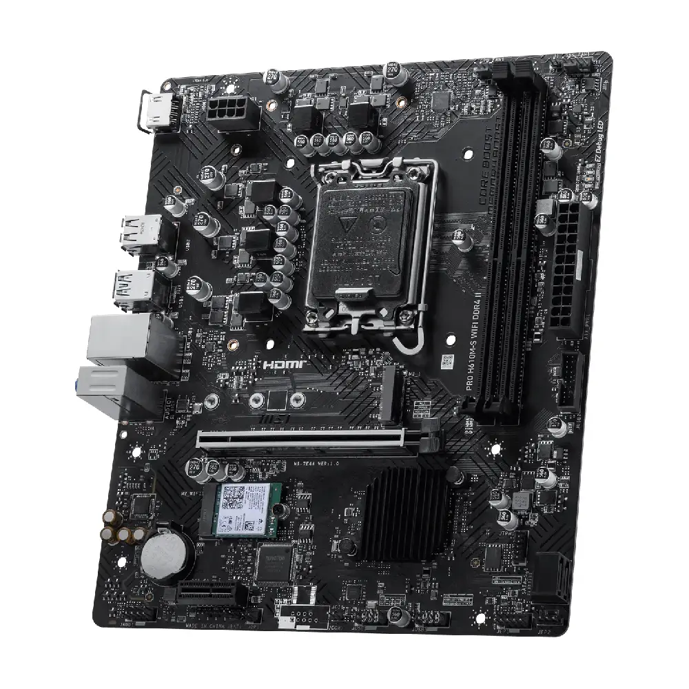 MSI PRO H610M-S WIFI DDR4 II Motherboard For Intel 12th | 13th | 14th Gen view 2